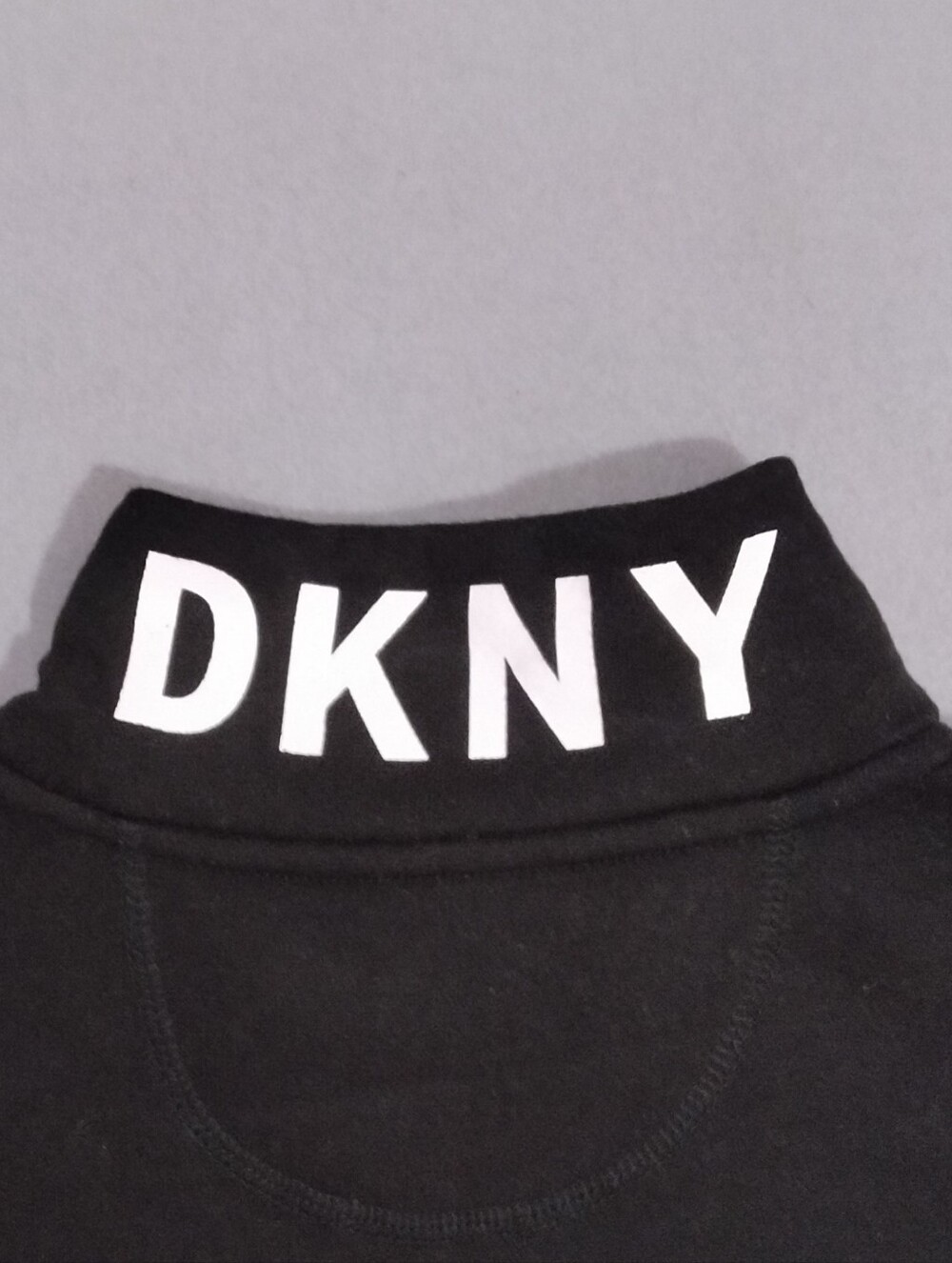 Women's Baltimore Ravens DKNY Sport Black Quarter Zip Sweater Sneaker Dress NWOT - Picture 10 of 10